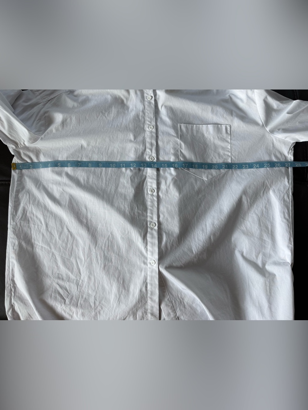 Dèluc Beloy White Oversized Baloon Sleeves Cotton Button Down Shirt Size M NWT - Picture 10 of 14